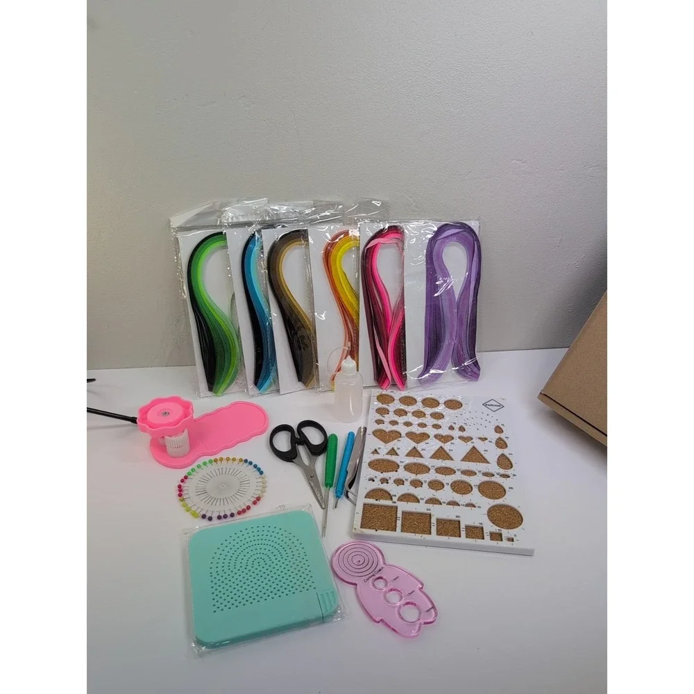 15pcs /set Paper Quilling Tool Set Template Comb Board Paper